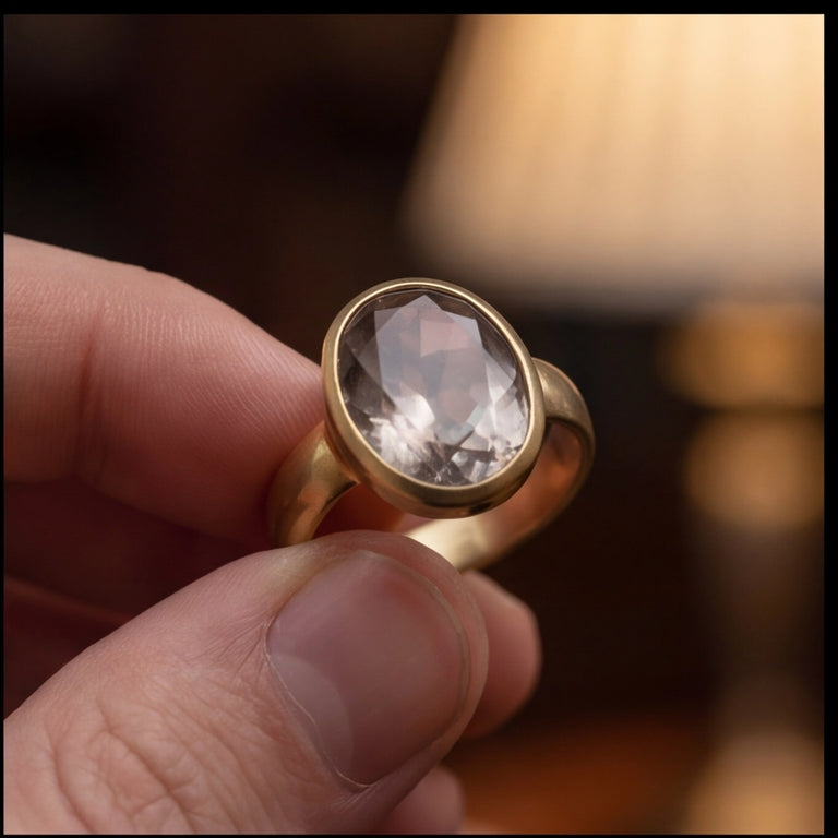 Ring ELIANE mit Rauchquarz