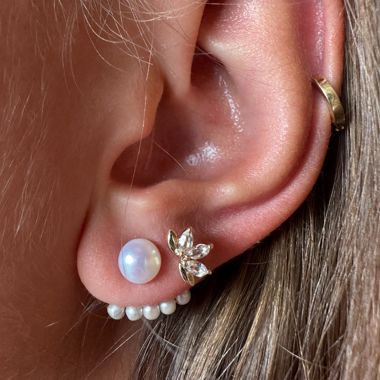 Ear Jacket EVELYNE Perlen