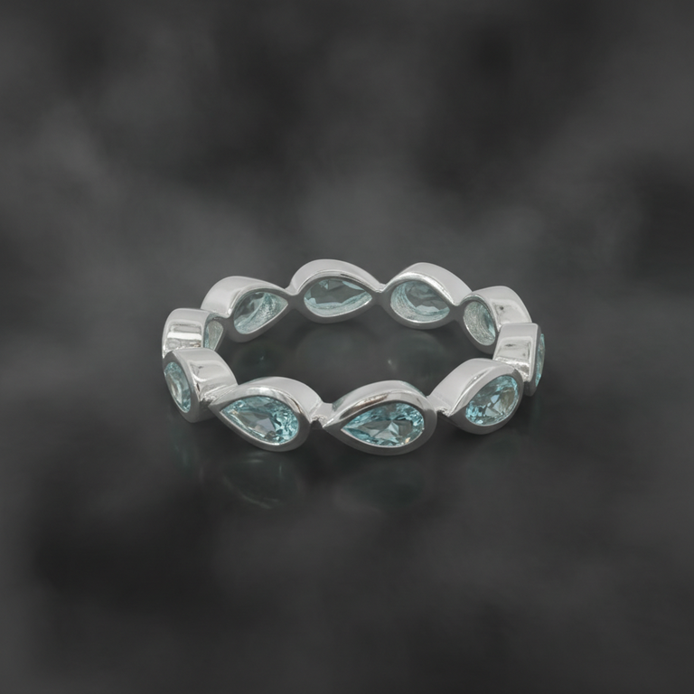 Ring SERAFINE mit Aquamarin