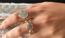 Ring MIRALIA Eternity Aquamarin Silber