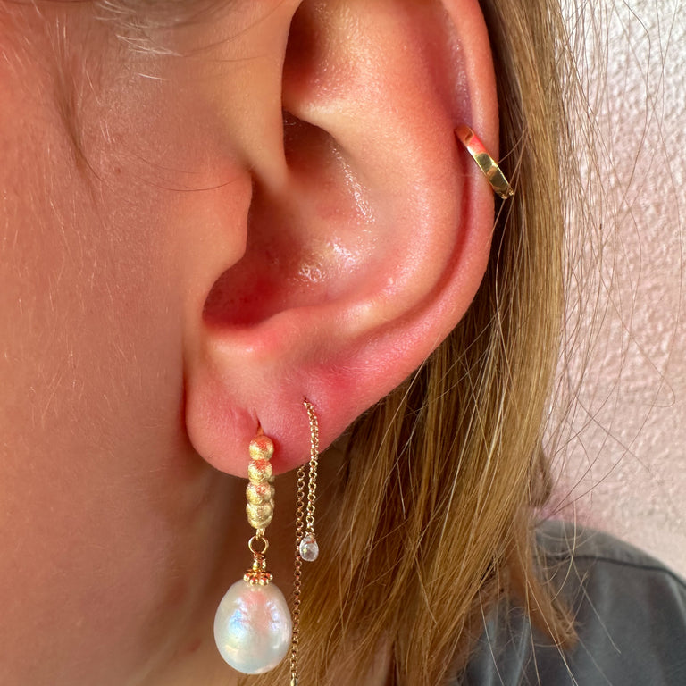 Creole BUBBLE 3X14 mm Perlen
