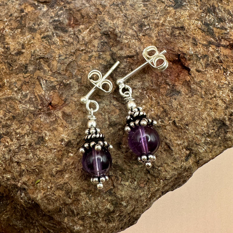 Amethyst Ohrstecker