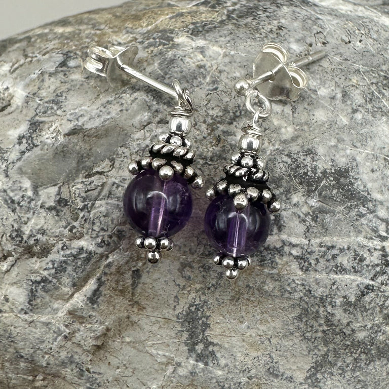 Amethyst Ohrstecker