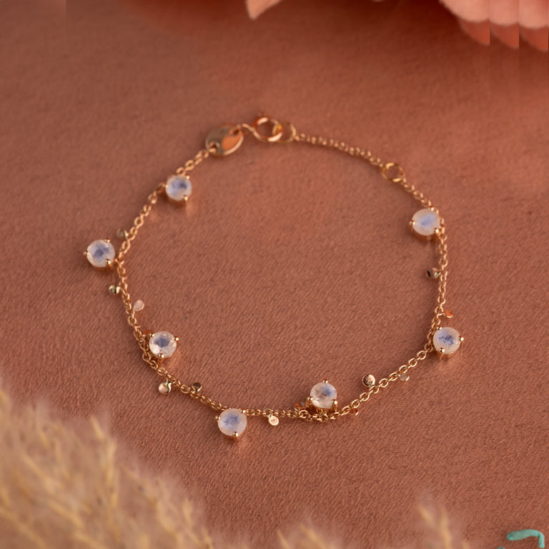 Armband ARETTA Mondstein 5 mm
