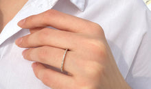 Ring DIANA 9 Karat Gelb Gold Diamanten