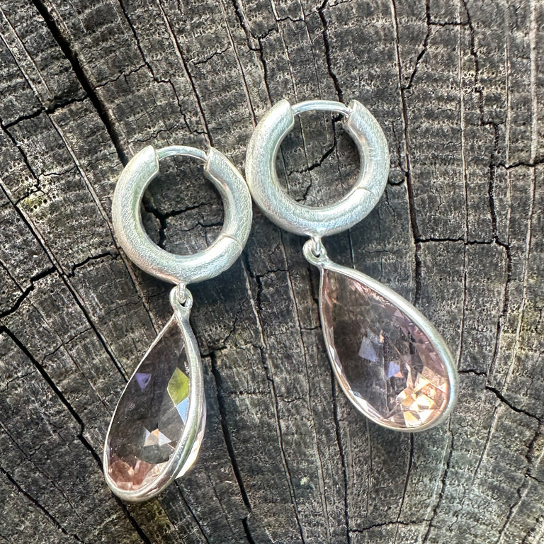 Creolen mit 12 X 16 Ametrin