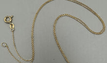 Feine Halskette Sterling Silber 0.9 mm mit Topas Anhänger