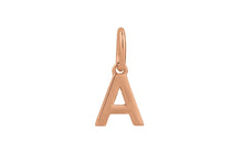 Anhänger BUCHSTABEN 7mm Gold
