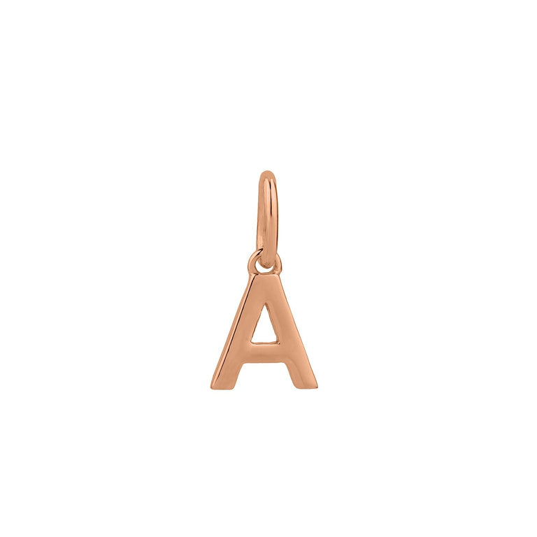 Anhänger BUCHSTABEN 7mm Gold