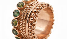 SCHARLOTTE Memory-Ring mit grünem Turmalin | Sterling Silber | By Olga Ribler