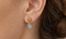 Aquamarin Stecker
