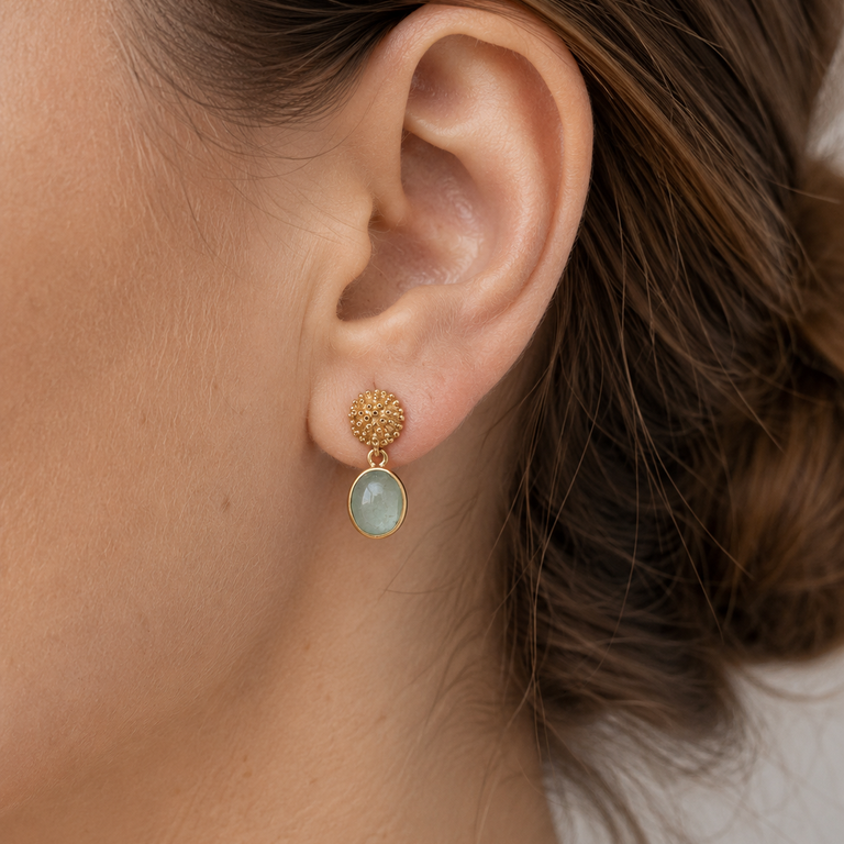 Aquamarin Stecker