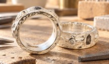 Unikat Ring mit Salt & Pepper Diamond | By Olga Ribler