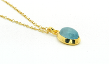 Aquamarin Collier 45 cm