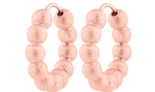 Creolen BUBBLE 18 mm matt