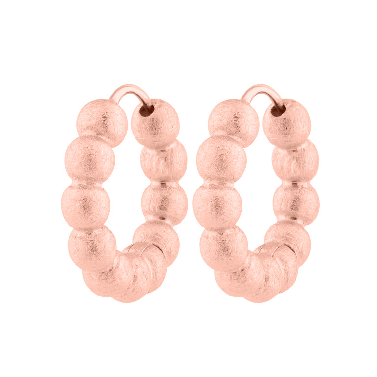 Creolen BUBBLE 18 mm matt