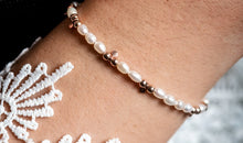 Armband AMELIA Perlen Silber