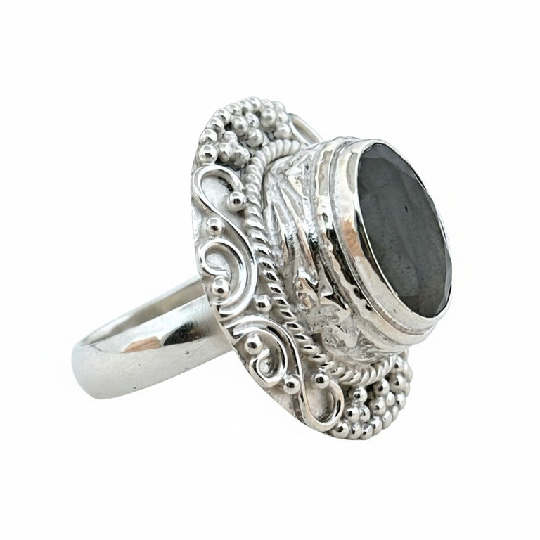 Labradorite Antik Look Ring