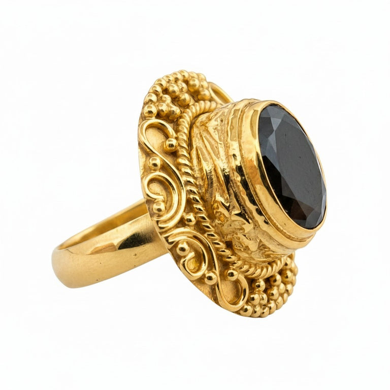 Labradorite Antik Look Ring