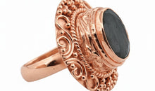 Labradorite Antik Look Ring