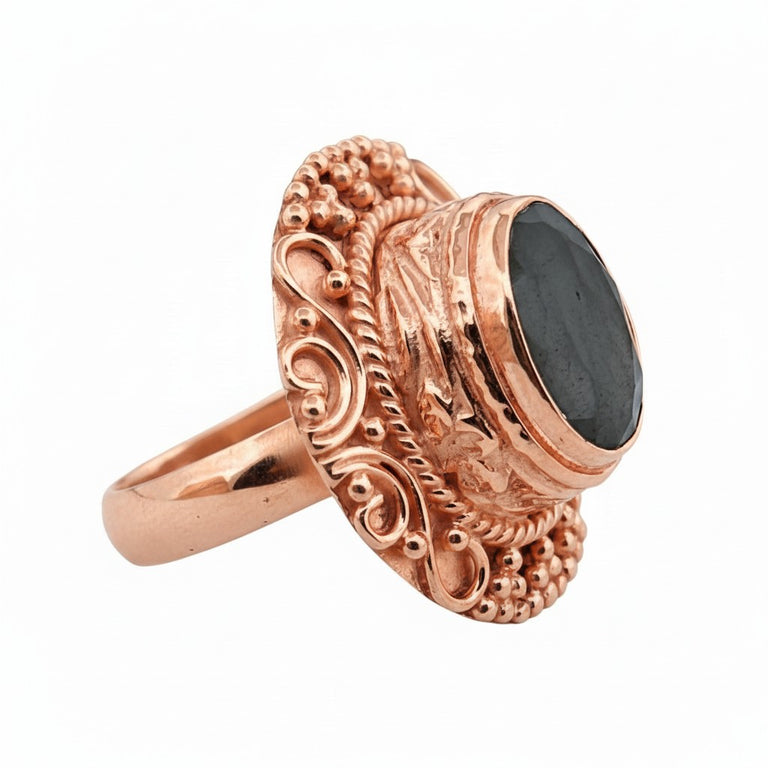 Labradorite Antik Look Ring