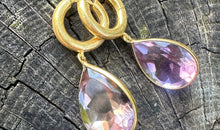 Creolen mit 12 X 16 Ametrin