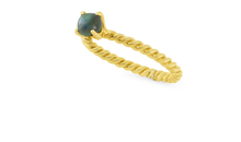 Ring TWIST mit Labradorite