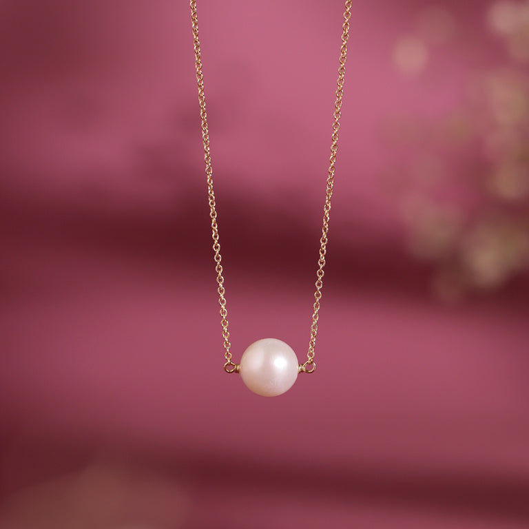 Halskette Pearlune mit 1 Perle