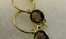 Creole mit Rauchquarz Charms, Set