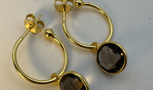 Creole mit Rauchquarz Charms, Set