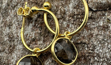 Creole mit Rauchquarz Charms, Set