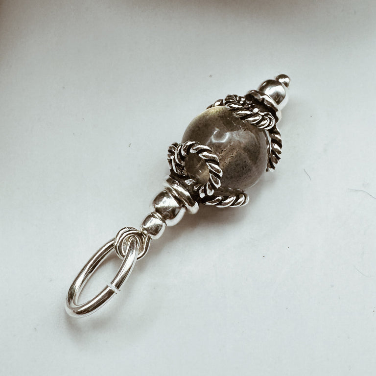 Sterling Silber Anhänger mit Labradorit