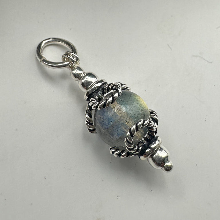 Sterling Silber Anhänger mit Labradorit