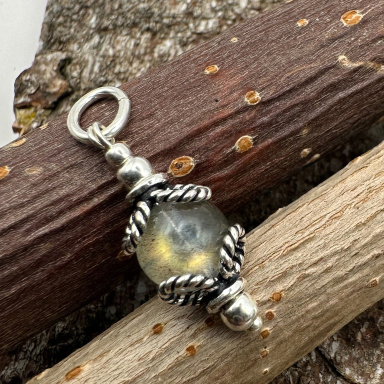 Sterling Silber Anhänger mit Labradorit
