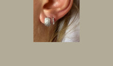 Creolen SIMON im Hammer-Look – 925 Sterling Silber, 14 mm