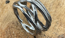 Statement Edelstahl 13 mm breiter Ring