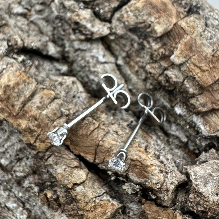 Ohrstecker 2 mm Edelstahl