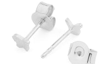 Ohrstecker FARFALLA matt 3 X 4 mm