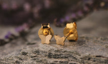 Ohrstecker FARFALLA matt 3 X 4 mm