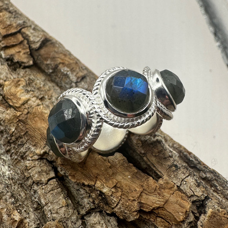 Ring BARBARA 8 mm Labradorit