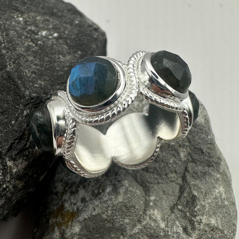 Ring BARBARA 8 mm Labradorit
