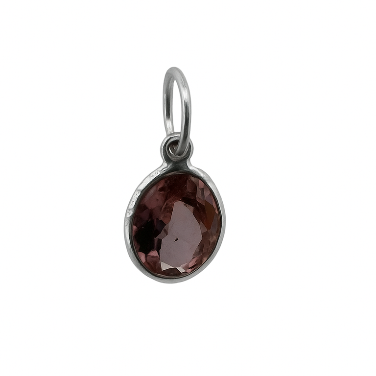 Anhänger Rosaturmalin 6 X 8 mm