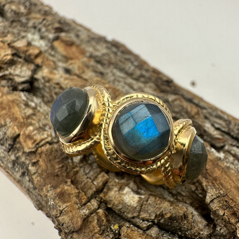 Ring BARBARA 8 mm Labradorit