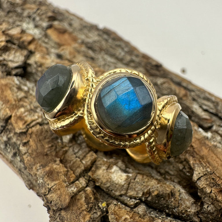 Ring BARBARA 8 mm Labradorit