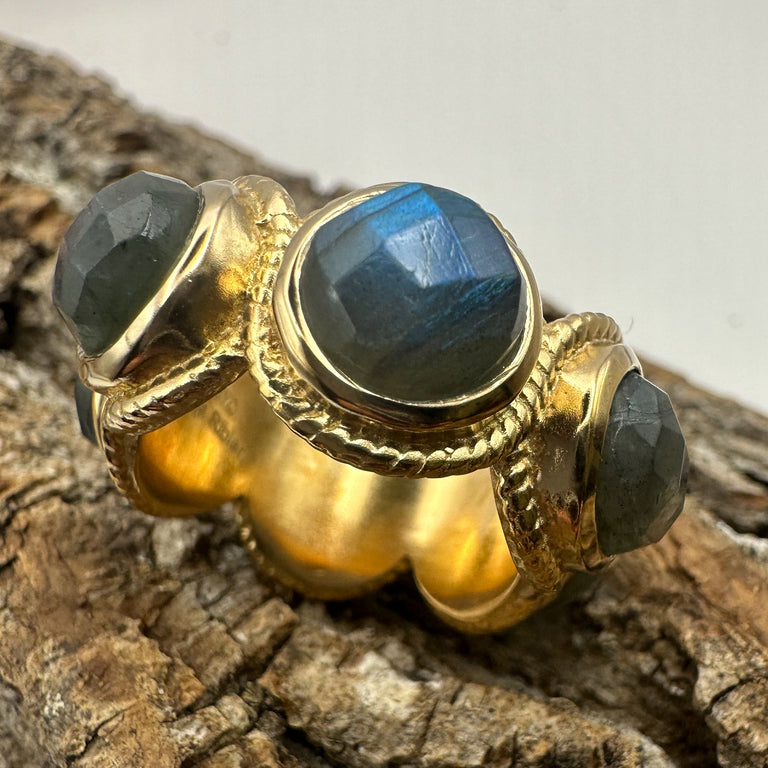 Ring BARBARA 8 mm Labradorit