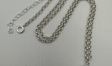 45 cm Kette Sterling Silber mit Herz Anhänger 16 mm