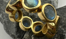 Ring OCTAVE mit Labradorit