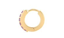 Einzeln Creole ANASTASIA Amethyst 6X10mm