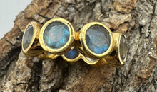 Ring OCTAVE mit Labradorit