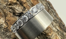 Edelstahl Ring Set Grösse 56